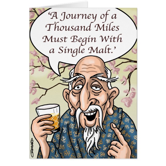 Funny Cartoon Card van Clive Goddard (Voorkant)