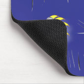 Funny Cartoon Cat Scratch Paw Fun Design Muismat (Hoek)