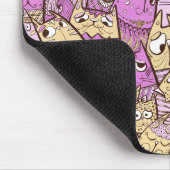 Funny Cartoon Cats Muismat (Hoek)