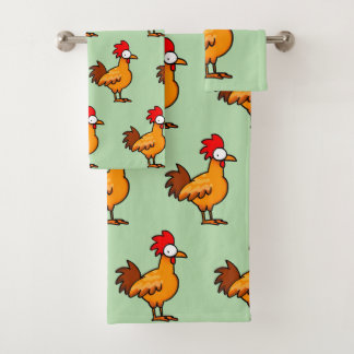 Funny Cartoon Chicken Illustration