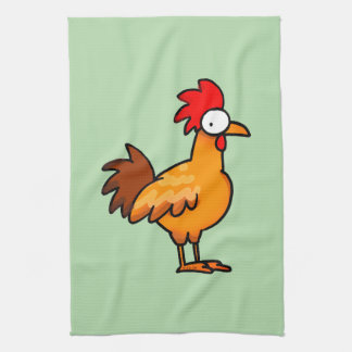 Funny Cartoon Chicken Illustration Theedoek