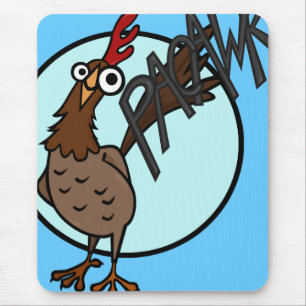 FUNNY CARTOON CHICKEN MUISMAT