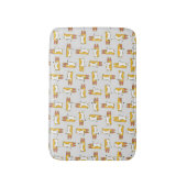 Funny Cartoon Corgi Pattern Badmat (Voorkant Verticaal)