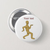 Funny Cartoon Egyptian Mummy Pyramids Custom Ronde Button 5,7 Cm (Voorkant /achterkant)