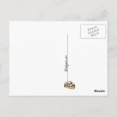 Funny Cartoon French Chef Briefkaart (Achterkant)