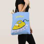 Funny cartoon ijzerwas illustratie draagtas (Dichtbij)