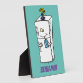 Funny cartoon illustratie fotoplaat (Zijkant)