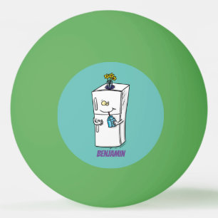 Funny cartoon illustratie pingpongballen