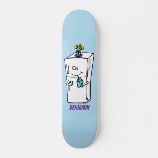 Funny cartoon illustratie skateboard (Voorkant)