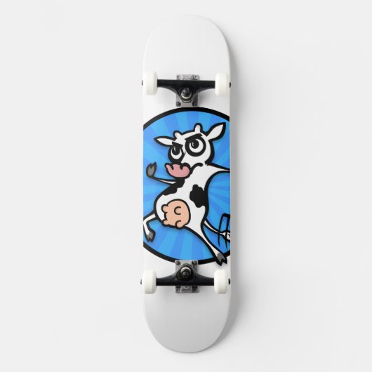 FUNNY CARTOON KOE SKATEBOARD (Voorkant)