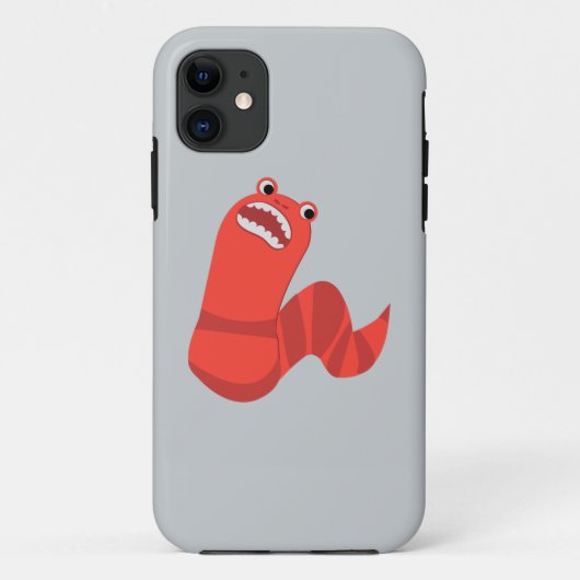 Funny Cartoon Mongolian Death Worm Case-Mate iPhone Case (Achterkant)