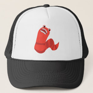 Funny Cartoon Mongolian Death Worm Trucker Pet