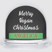 Funny cartoon named Merry vegan christmas  (Arrière)