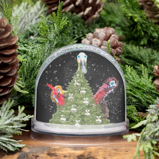 Funny cartoon named Merry vegan christmas  (Hiver)