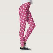 Funny Cartoon Pattern Pig Jaar Kies Kleur L Leggings (Rechts)