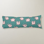 Funny Cartoon Pattern Pig Jaar kiezen Kleurlichaam Lichaamskussen (Achterkant)