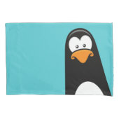 Funny Cartoon Penguin Omkeerbaar Kussensloop (Voorkant)