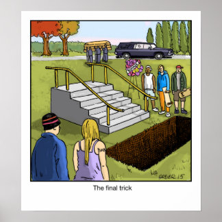 Funny Cartoon Poster - De finale Trick