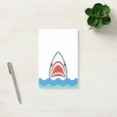Funny Cartoon Shark Head Post-it® Notes (Kantoor)