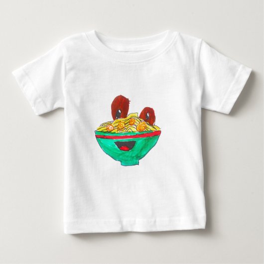 Funny cartoon spaghetti meatballen (Voorkant)