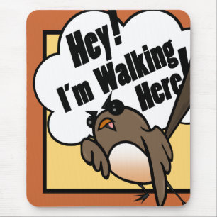FUNNY CARTOON STYLE BIRD MUISMAT