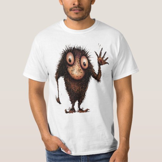 Funny Cartoon Troll T-shirt (Voorkant)