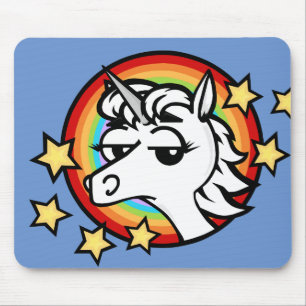 FUNNY CARTOON UNICORN MUISMAT