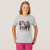 Funny Cartoon Vampires T-Shirt (Voorkant volledig)