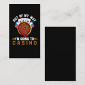 Funny Casino Gambling Visitekaartje (Voorkant / Achterkant)