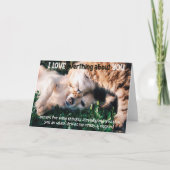 Funny Cat and Dog Birthday Card Kaart (Voorkant)