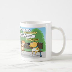 Funny Cat and Dog Coffee Mok