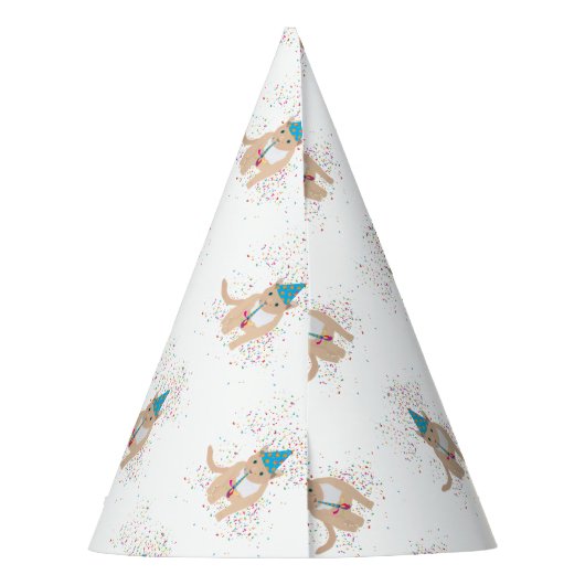 Funny Cat Animals met een partij Feesthoedjes (Achterkant)