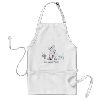 Funny cat apron standaard schort