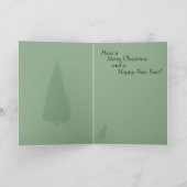 Funny Cat carte de voeux Noël (Intérieur)