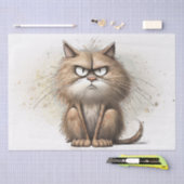 Funny Cat Cartoon Tissuepapier (Craft)