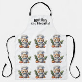 Funny Cat Chef All-Over Print Schort (Voorkant)