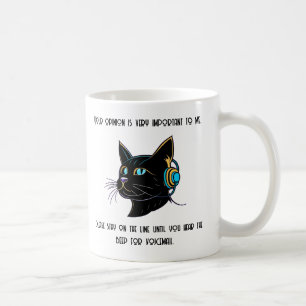 Funny Cat Coffee Mok Sarcastisch Kantoor Gift Idee