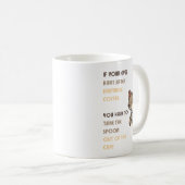Funny Cat Coffee Mug (Devant droit)