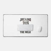 Funny Cat Dad Came Back With The Milk Vintage Shir (Clavier et souris)