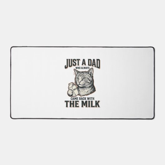 Funny Cat Dad Came Back With The Milk Vintage Shir (Recto)
