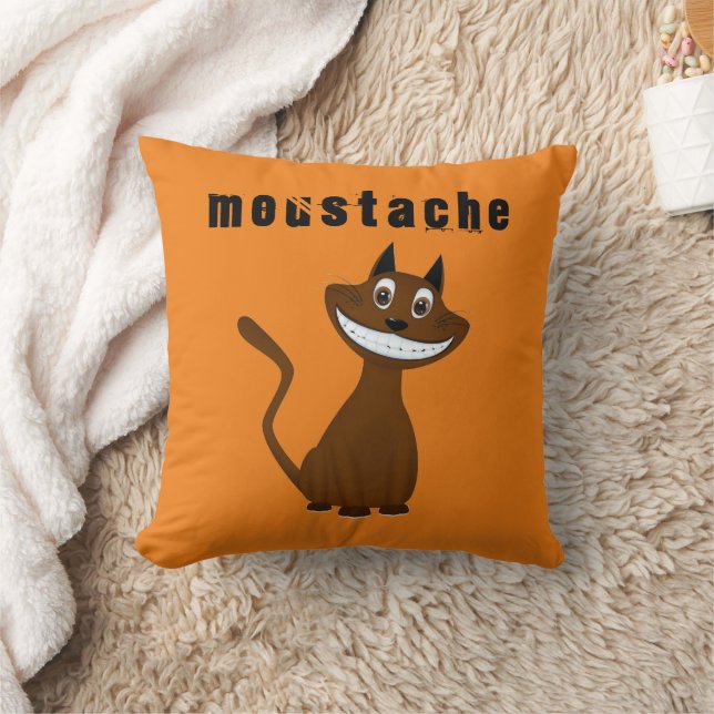 "Funny Cat Design" Sierkussen (Deken)