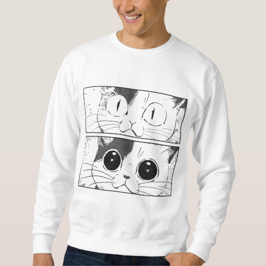 Funny Cat Design Trui (Voorkant)