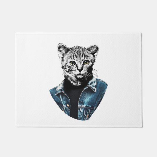 Funny Cat Deurmat (Voorkant)