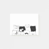 Funny Cat Doodle Post-it® Notes (Voorkant)