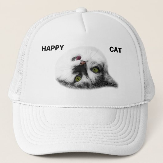 Funny Cat elegant aanpasbaar Trucker Pet (Voorkant)