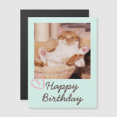  Funny Cat en Happy Birthday (Voorkant / Achterkant)