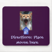 Funny Cat en Mousepad Muismat (Voorkant)
