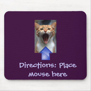 Funny Cat en Mousepad Muismat