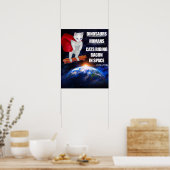 Funny Cat: Evolutie Poster (Keuken)