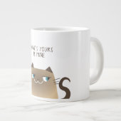 Funny Cat Extra Grote Beker (Voorkant rechts)